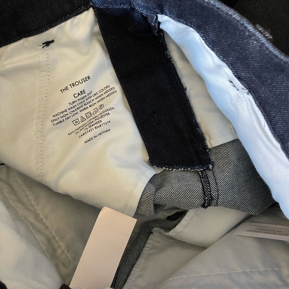 Wide leg high waist denim jean trouser Talbots NWT Sz 0 - Picture 11 of 11